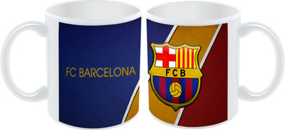 56% OFF on Bluegape F C Barcelona Ceramic Mug 450 ml
