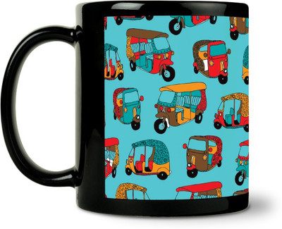 40% OFF on ShopMantra Indian Auto Pattern Ceramic Mug 300 ml 40% OFF on ShopMantra Indian Auto Pattern Ceramic Mug 300 ml