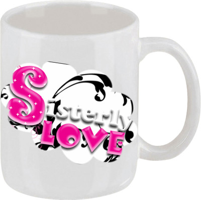 16% OFF on Ellicon 77 Sister Love Ceramic Mug