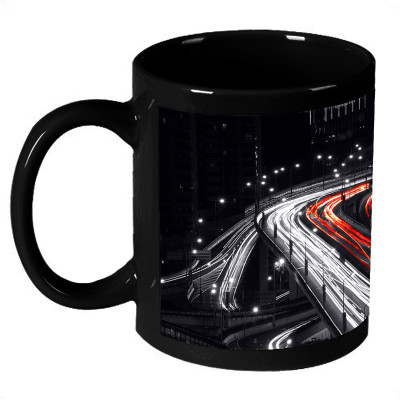 61% OFF on AMY Night Flower Lighting Art Ceramic Mug 325 ml