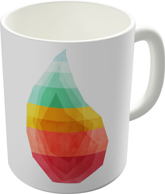 80% OFF on The Fappy Store Geo Drop Ceramic Mug 300 ml