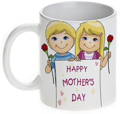 63% OFF on Mugwala Happy Mother's Day-Kids Special Ceramic Mug 350 ml