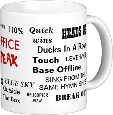 25% OFF on Exoctic Silver Office Survivor Series C001 Ceramic Mug 300 ml