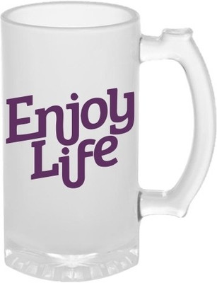 53% OFF on Printland Life Fun Beer Glass Mug 500 ml