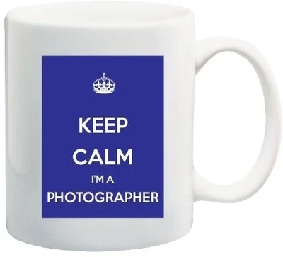 40% OFF on Teeskart Keep Calm Im A Photgrapher Porcelain Mug 300 ml