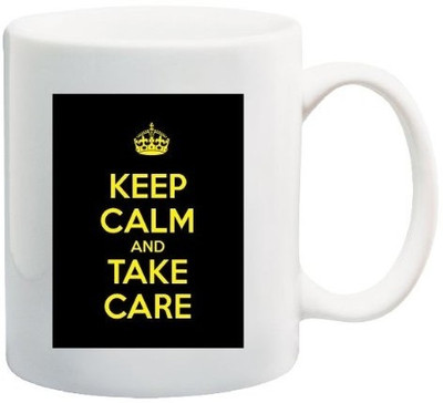 40% OFF on Teeskart Keep Calm And Take Care Porcelain Mug 300 ml 40% OFF on Teeskart Keep Calm And Take Care Porcelain Mug 300 ml