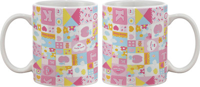 15% OFF on Artifa Hello Kitty Design Porcelain, Ceramic Mug 350 ml