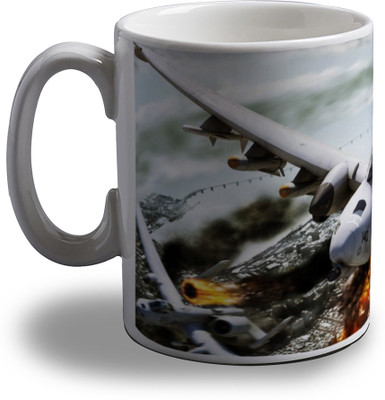 15% OFF on Artifa Fighter Plane Porcelain, Ceramic Mug 350 ml 15% OFF on Artifa Fighter Plane Porcelain, Ceramic Mug 350 ml