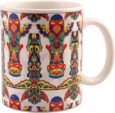 40% OFF on The Purple Sack Totem Ceramic Mug