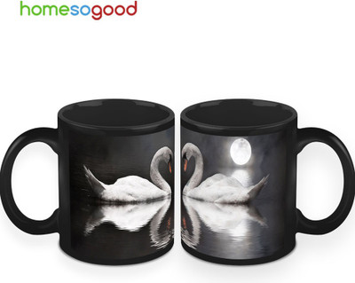37% OFF on HomeSoGood Swan And The Rising Moon Coffee Ceramic Mug 280 ml, Pack of 2 37% OFF on HomeSoGood Swan And The Rising Moon Coffee Ceramic Mug 280 ml, Pack of 2