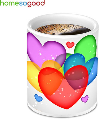 41% OFF on Homesogood Affection In Hearts Ceramic Mug 280 ml 41% OFF on Homesogood Affection In Hearts Ceramic Mug 280 ml