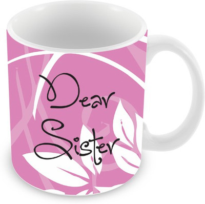 10% OFF on Everyday Gifts Dear Sister Ceramic Mug 325 ml