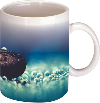 45% OFF on Printland Blue Wattered Ceramic Mug 350 ml 45% OFF on Printland Blue Wattered Ceramic Mug 350 ml