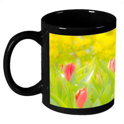 72% OFF on AMY Beautiful Pink Tulips2 Ceramic Mug 325 ml