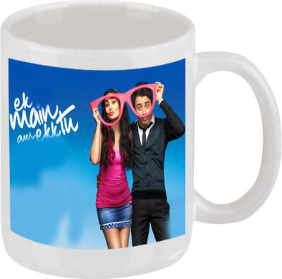 28% OFF on Ellicon 12 Ek Main Aur Ek Tu Ceramic Mug 325 ml