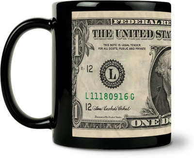 36% OFF on ShopMantra One Dollar Ceramic Mug 300 ml