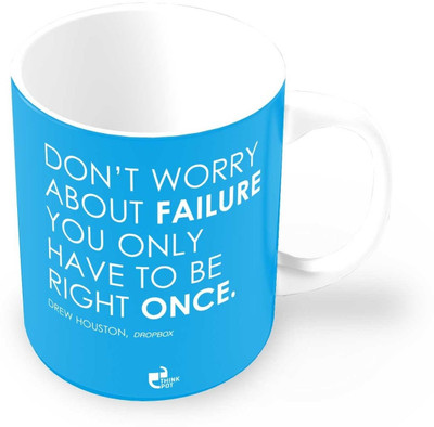 25% OFF on Thinkpot Don?T Worry about Failure - Drew Houston , Dropbox Ceramic Mug