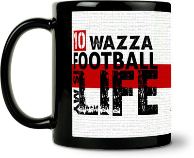 36% OFF on ShopMantra Rooney Football Is Life England Football Ceramic Mug 300 ml
