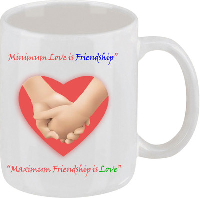16% OFF on Ellicon Minimum Love Is Friendship Ceramic Mug 16% OFF on Ellicon Minimum Love Is Friendship Ceramic Mug