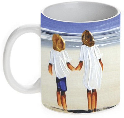 63% OFF on Mugwala My Cute Brother Ceramic Mug 350 Ml