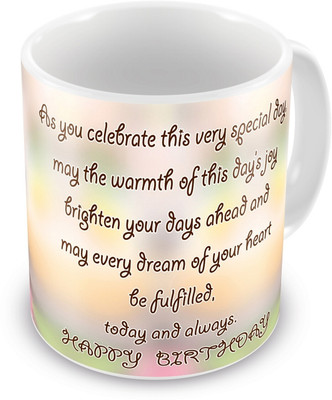 26% OFF on Everyday Gifts Happy Birthday Gift For Very Special Day Ceramic Mug 26% OFF on Everyday Gifts Happy Birthday Gift For Very Special Day Ceramic Mug