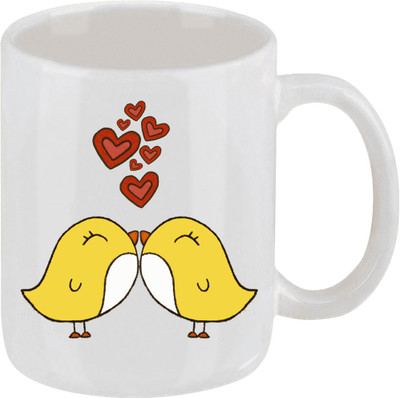 16% OFF on Ellicon 187 I Love Birds Ceramic Mug