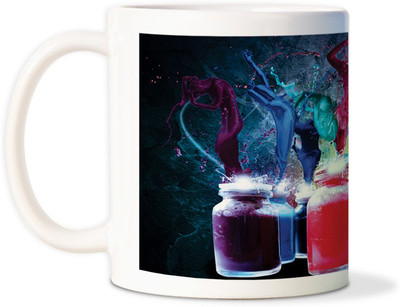 75% OFF on AMY Multicolor Jar Bottlescoffee Ceramic Mug