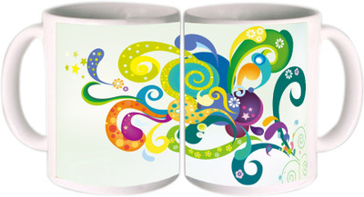 25% OFF on Shopkeeda Colourful Flowers Ceramic Mug 350 ml 25% OFF on Shopkeeda Colourful Flowers Ceramic Mug 350 ml