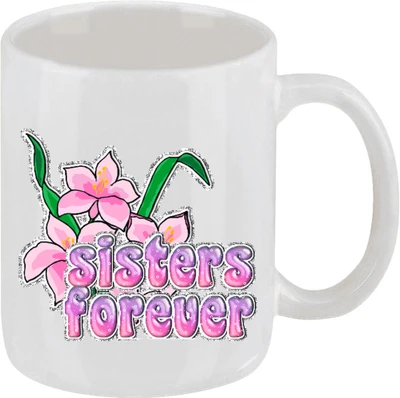 16% OFF on Ellicon 19 Sister Forever Ceramic Mug