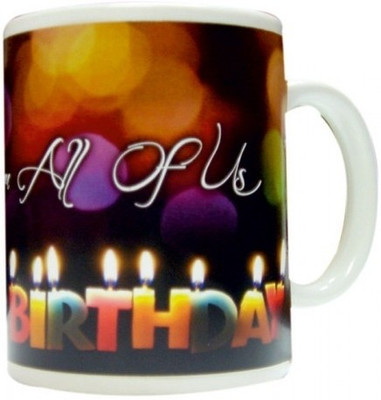 26% OFF on Everyday Gifts General Quote Gift for Happy Birthday Wishes Ceramic Mug 400 ml