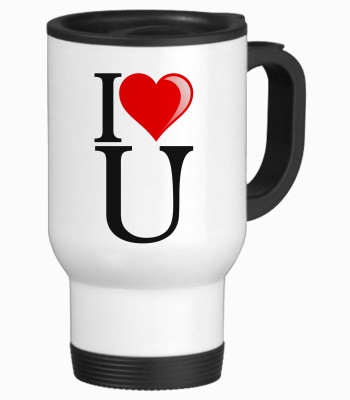 52% OFF on Tiedribbons I Love You Gifts For Girlfriend Travel Stainless Steel Mug 350 ml
