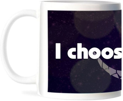 50% OFF on Refeel Gifts I Choose To Be Happy Smile Ceramic Mug 325 ml