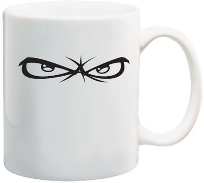 40% OFF on Teeskart No Fear Eyes Porcelain Mug 300 ml 40% OFF on Teeskart No Fear Eyes Porcelain Mug 300 ml