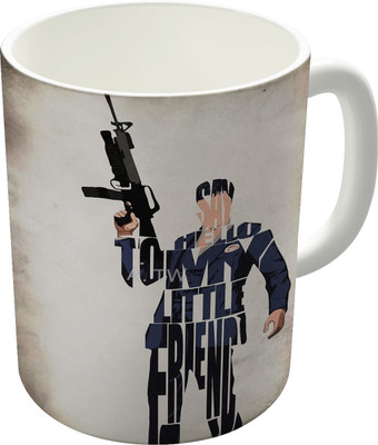 80% OFF on The Fappy Store Say Hellow To My Little Friend - Scarface Ceramic Mug 300 ml
