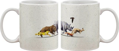 15% OFF on Artifa Animals Mosaic Porcelain, Ceramic Mug 350 ml