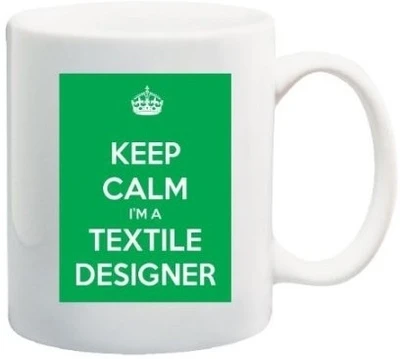 40% OFF on Teeskart Keep Calm Im A Textile Designer Porcelain Mug 300 ml