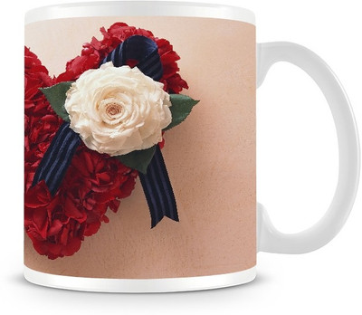 73% OFF on Jupiter09 Red Petals Heart Coffee Ceramic Mug 300 ml 73% OFF on Jupiter09 Red Petals Heart Coffee Ceramic Mug 300 ml
