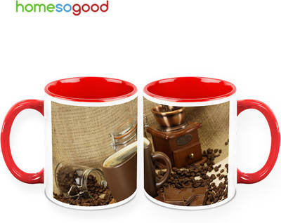 37% OFF on HomeSoGood Marvelous Chocolate Coffee Pack Of 2 Ceramic Mug 325 ml, Pack of 2 37% OFF on HomeSoGood Marvelous Chocolate Coffee Pack Of 2 Ceramic Mug 325 ml, Pack of 2