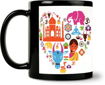 54% OFF on ShopMantra Indian Traditional Vector Art Ceramic Mug 300 ml 54% OFF on ShopMantra Indian Traditional Vector Art Ceramic Mug 300 ml