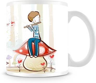 68% OFF on Shoprock Are U Happy with Flute Coffee Ceramic Mug