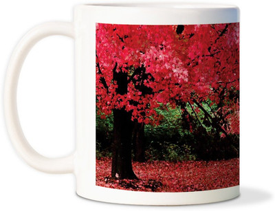 75% OFF on AMY Natural Tree Forest Beautycoffee Ceramic Mug