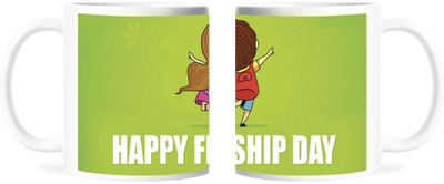 50% OFF on Refeel Gifts Happy Friendship Day Ceramic Mug 325 ml 50% OFF on Refeel Gifts Happy Friendship Day Ceramic Mug 325 ml