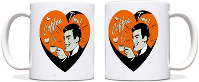 54% OFF on ShopMantra Coffee Time Black Ceramic Mug 300 ml 54% OFF on ShopMantra Coffee Time Black Ceramic Mug 300 ml