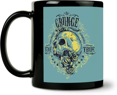 36% OFF on ShopMantra Grunge Stay True Ceramic Mug 300 ml