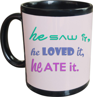 55% OFF on SajawatHomes Gift For Best Friend Black Coffee Ceramic Mug 350 ml 55% OFF on SajawatHomes Gift For Best Friend Black Coffee Ceramic Mug 350 ml