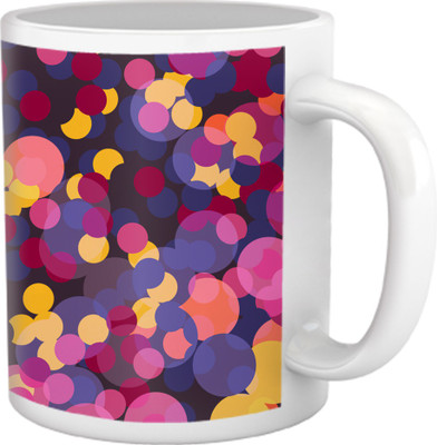 60% OFF on Tiedribbons Kinda Sexy_Modern Geometric_Steamy Bubbles Pattern Ceramic Mug 325 ml
