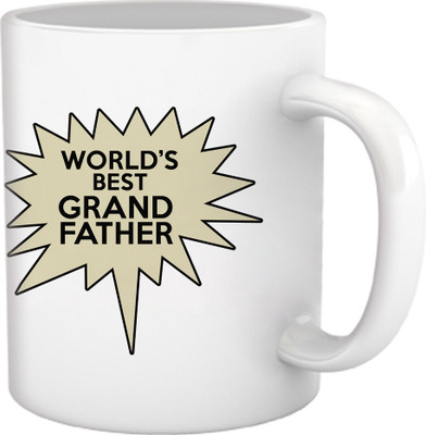 50% OFF on Tiedribbons World Best Grand Father Ceramic Mug 350 ml