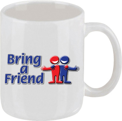 16% OFF on Ellicon 112 Bring A Friend Ceramic Mug