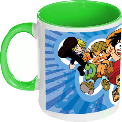 58% OFF on AMY Chopper One Piece Cartoon Inside Green Coffee Ceramic Mug 325 ml 58% OFF on AMY Chopper One Piece Cartoon Inside Green Coffee Ceramic Mug 325 ml