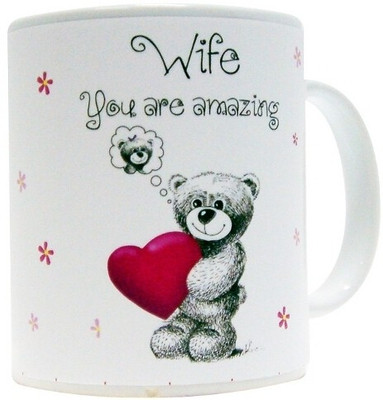 26% OFF on Everyday Gifts Relation Gift For Amazing Wife Ceramic Mug 400 ml